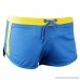 FALETO Mens Draw-String Bodybuilding Shorts Athletic Gym Shorts Swimwear Short Blue B06XKRJBLY